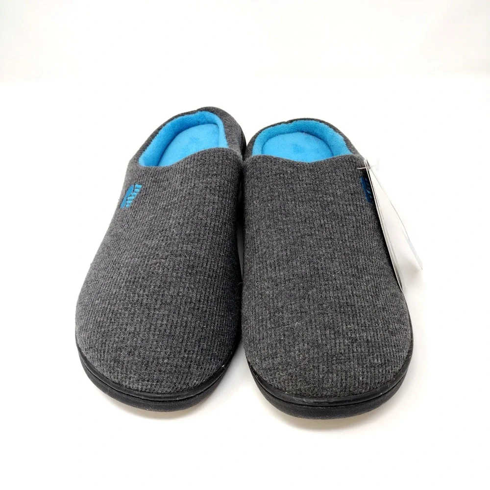 RockDove Memory Foam Clog Slippers Gray Blue Indoor Outdoor XL 11-12 NEW